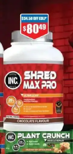 Chemist Warehouse Shred Max Pro offer