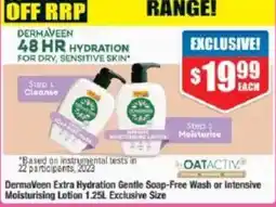 Chemist Warehouse DermaVein Extra Hydration Gentle Soap-Free Wash or Intensive Moisturising Lotion offer