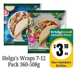 Farmer Jack's Helga's Wraps offer