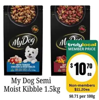 Farmer Jack's My Dog Semi Moist Kibble offer