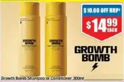 Chemist Warehouse Growth Bomb Shampoo or Conditioner offer