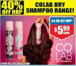 Chemist Warehouse Colab Dry Shampoo offer