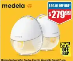 Chemist Warehouse Medela Motion InBra Double Electric Wearable Breast Pump offer