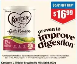 Chemist Warehouse Karicare+ 3 Toddler Growing Up Milk Drink offer