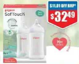 Chemist Warehouse Pigeon SofTouch Twin Pack offer