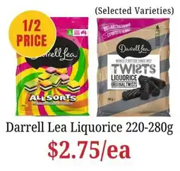 Farmer Jack's Darrell Lea Liquorice offer