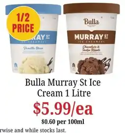 Farmer Jack's Bulla Murray St Ice Cream offer