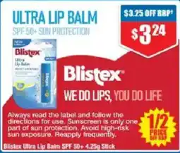 Chemist Warehouse Blistex Ultra Lip Balm SPF 50+ offer