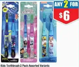 Chemist Warehouse Kids Toothbrush 2 Pack Assorted Variants offer