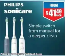 Chemist Warehouse Philips Sonicare Electric Toothbrush Range offer