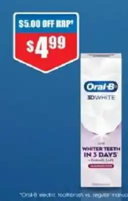 Chemist Warehouse Oral-B 3D White offer