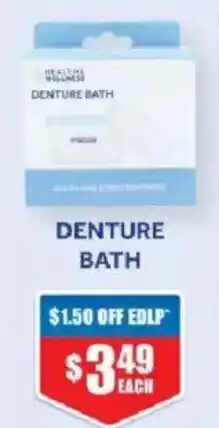 Chemist Warehouse Denture Bath offer