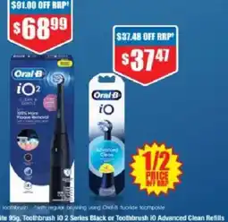 Chemist Warehouse Oral B Toothbrush iO 2 Series Black offer