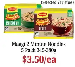 Farmer Jack's Maggi 2 Minute Noodles offer