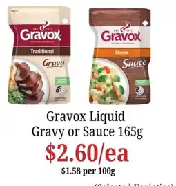 Farmer Jack's Gravox Liquid Gravy or Sauce offer