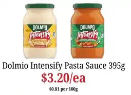 Farmer Jack's Dolmio Intensify Pasta Sauce offer