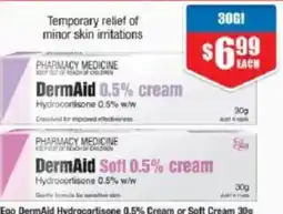 Chemist Warehouse DermAid Hydrocortisone 0.5% Cream or Soft Cream offer