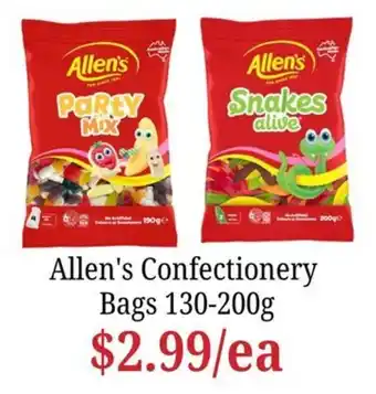 Farmer Jack's Allen's Confectionery Bags offer