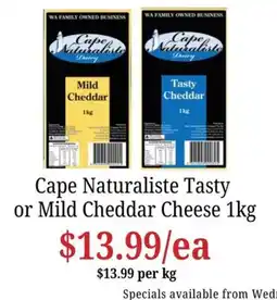 Farmer Jack's Cape Naturaliste Cheddar Cheese offer