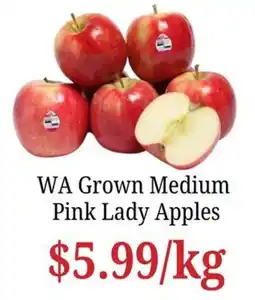 Farmer Jack's WA Grown Medium Pink Lady Apples offer