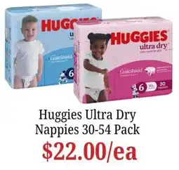 Farmer Jack's Huggies Ultra Dry Nappies offer