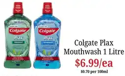 Farmer Jack's Colgate Plax Mouthwash offer