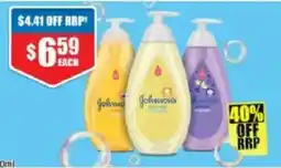 Chemist Warehouse Johnson's baby bath offer
