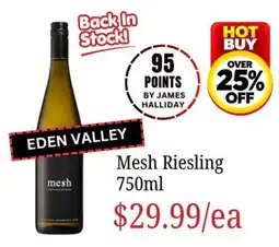 Farmer Jack's Mesh Eden Valley Mesh Riesling offer