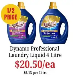 Farmer Jack's Dynamo Professional Laundry Liquid offer