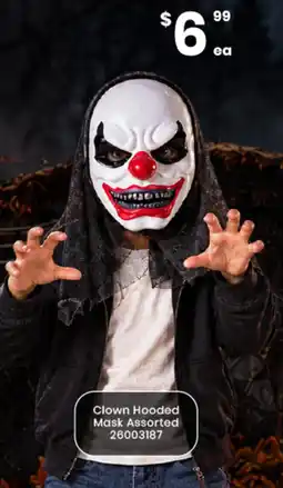 Toymate Clown Hooded Mask offer