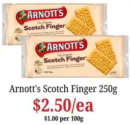 Farmer Jack's Arnott's Scotch Finger offer