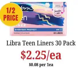 Farmer Jack's Libra Teen Liners offer