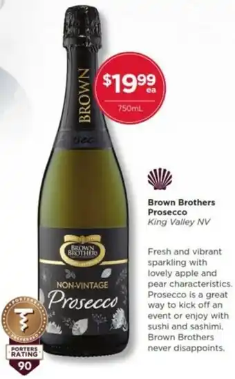Brown Brothers Prosecco