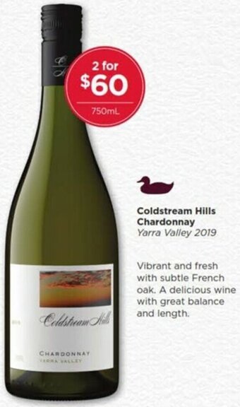 Porters Coldstream Hills Chardonnay offer