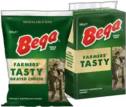 IGA Bega Grated or Block Cheese 500g Selected Varieties offer