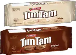 IGA Arnott’s Tim Tam Chocolate Biscuits 165‑200g Selected Varieties offer