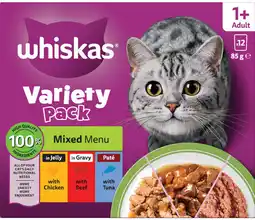 IGA Whiskas Favourites Wet Cat Food Selected Varieties offer