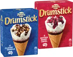 IGA Peters Drumstick 4 Pack or Minis 6 Pack Selected Varieties offer