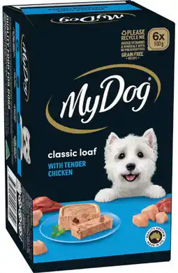 IGA My Dog Wet Dog Food Selected Varieties offer
