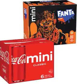 IGA Coca-Cola, Sprite or Fanta Mini 6x250mL Selected Varieties offer
