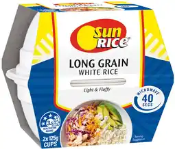 IGA SunRice Microwave Rice Cups Selected Varieties offer
