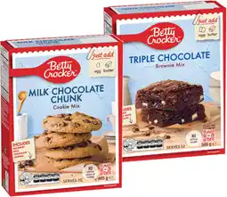 IGA Betty Crocker Baking Mix 280‑500g Selected Varieties offer