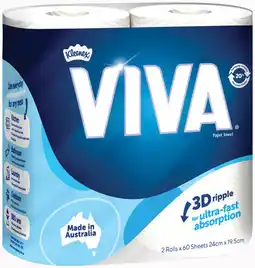 IGA Viva Paper Towel Selected Varieties offer