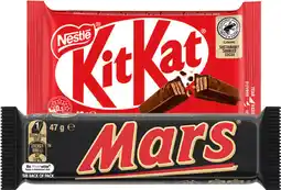 IGA Mars, Nestlé Medium Bars 35-50g or M&M’s 35-49g Selected Varieties offer