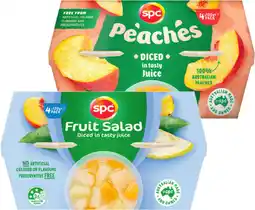 IGA SPC Diced Fruits, Fruit Purée or Jelly 4 Pack Selected Varieties offer