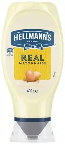 IGA Hellmann’s Squeezy Mayonnaise 400‑432g Selected Varieties offer