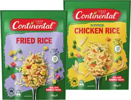 IGA Continental Flavoured Rice 115‑125g Selected Varieties offer