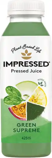 IGA Impressed Pressed Juice Selected Varieties offer