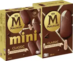 IGA Streets Magnum Ice Cream 4 Pack or Mini 6 Pack Selected Varieties offer