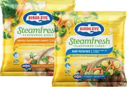 IGA Birds Eye SteamFresh Flavoured Sides Vegetables Selected Varieties offer